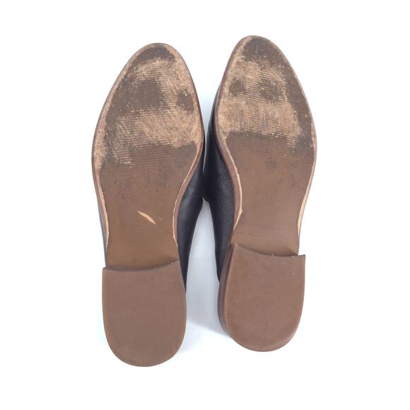 Madewell Frances Minimal City Loafer Mule True Black Leather Slide On K4443 8.5 - Picture 10 of 10